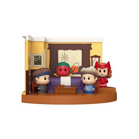 Funko Pop! Mini Moments: WandaVision - 2000s - Wanda  Vision with Billy and Tommy (Special Edition) Vinyl Collectibles