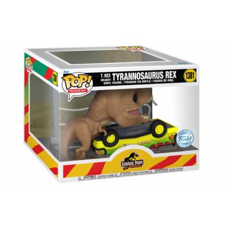 Funko Pop! Moment: Jurassic Park 30th Anniversary - T-rex Breakout: Tyrannosaurus Rex (Special Edition) #1381 Vinyl Figure