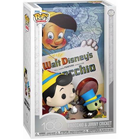 Funko Pop! Movie Posters: Disney's 100th - Pinocchio and Jiminy Cricket #08 Vinyl Figure