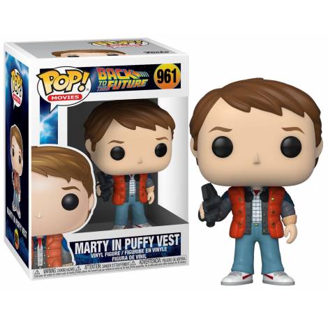Funko POP! Movies: Back to the Future S4 Marty in Puffy Vest #961 Vinyl Figure