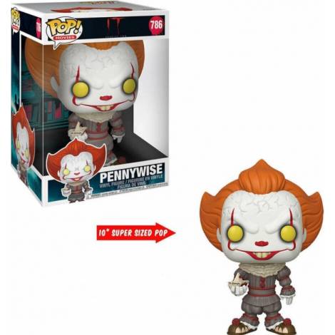 Funko POP! Movies: IT: Chapter 2 - Pennywise w/ Boat #786 Vinyl Figure (10