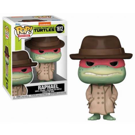 Funko Pop! Movies: Teenage Mutant Ninja Turtles - Raphael with Coat  Hat #1612 Vinyl Figure