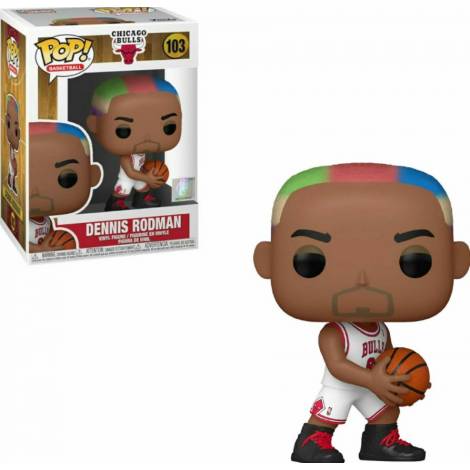 Funko POP! NBA: Legends - Dennis Rodman​​ (Bulls Home) #103 Vinyl Figure