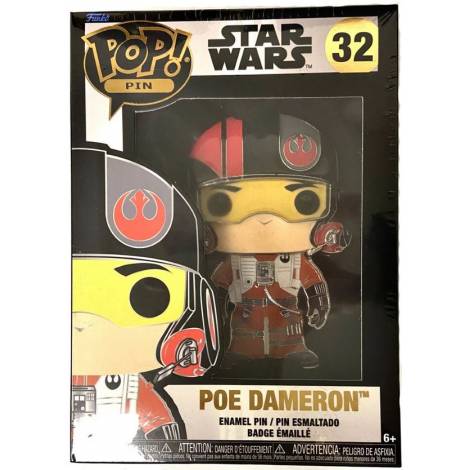 Funko Pop! Pin: Disney Star Wars - Poe Dameron #32 Large Enamel Pin