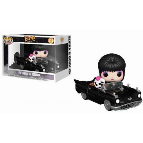 Funko Pop! Rides Deluxe: Elvira Mistress of the Dark - Elvira  Gonk with Macabre Mobile #311 Vinyl Figure