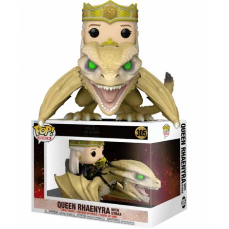 Funko Pop! Rides Deluxe: House of the Dragon - Queen Rhaenyra with Syrax #305 Vinyl Figure