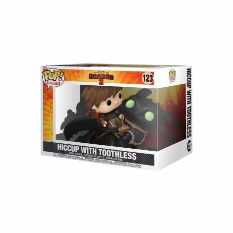 Funko Pop! Rides Deluxe: How to Train Your Dragon - Hiccup with Toothless #123 Vinyl Figure