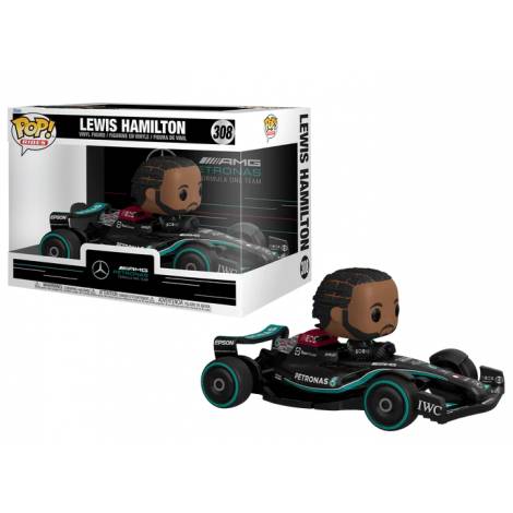 Funko Pop! Rides Super Deluxe: Formula 1 Mercedes AMG Petronas - Lewis Hamilton #308 Vinyl Figure