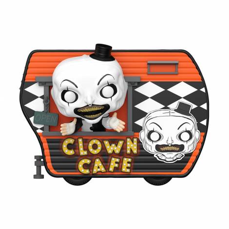 Funko Pop! Rides Super Deluxe: Terrifier 2 - Art with Clown Cafe #149 Vinyl Figure