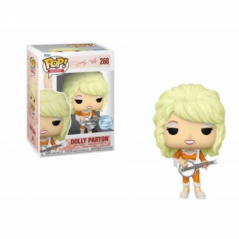 Funko Pop! Rocks: Dolly Parton (Diamond Glitter) (Special Edition) #268 Vinyl Figure