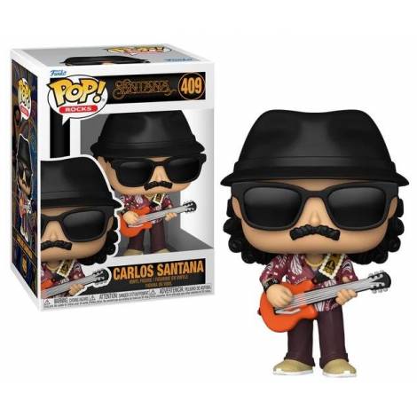 Funko Pop! Rocks: Santana - Carlos Santana #409 Vinyl Figure