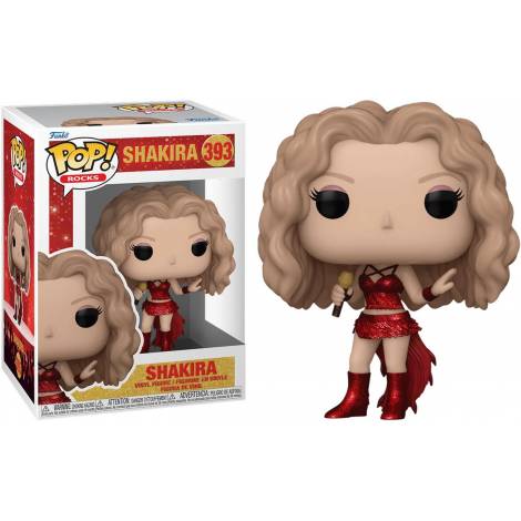 Funko Pop! Rocks: Shakira (Super Bowl Glitter) #393 Vinyl Figure