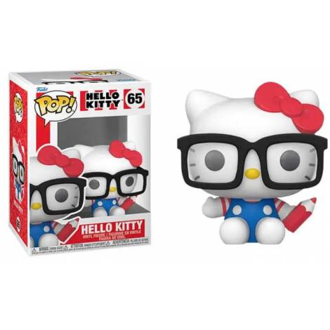 Funko Pop! Sanrio: Hello Kitty - Hello Kitty (Nerd) #65 Vinyl Figure