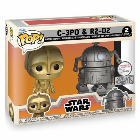 Funko POP! Star Wars C-3PO & R2-D2 Exclusive Vinyl Figures - με χτυπημένο κουτάκι