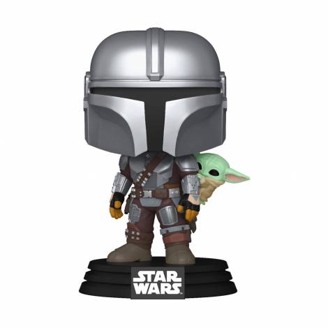 Funko Pop! Star Wars: The Mandalorian with Grogu #818 Bobble-Head Vinyl Figure