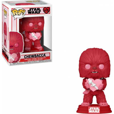 Funko Pop! Star Wars: Valentines - Chewbacca With Heart #419 Bobble-Head Vinyl Figure