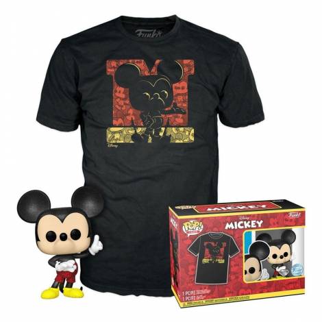 Funko Pop!  Tee (Adult): Disney - Mickey (Diamond Collection) (Special Edition) Vinyl Figure  T-Shirt (S)