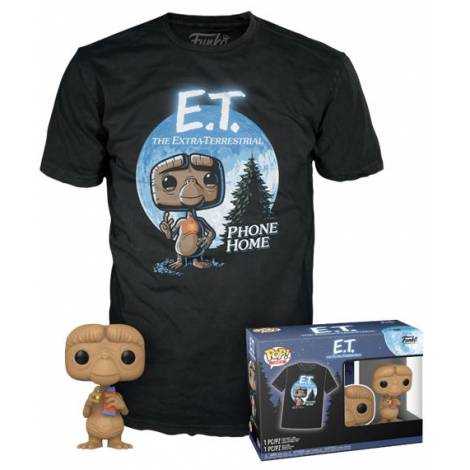 Funko Pop!  Tee (Adult): E.T. - E.T. with Candy (Special Edition) Vinyl Figure  T-Shirt (S)