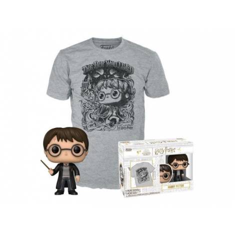 Funko Pop!  Tee (Adult): Harry Potter - Dumbledore with Wand (Metallic) (Special Edition)Vinyl Figure  T-Shirt (L)