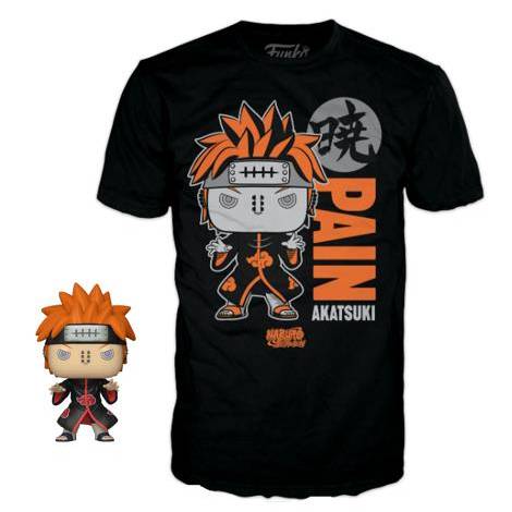 Funko Pop!  Tee (Adult): Naruto Shippuden - Pain (PU/Glows in the Dark) Vinyl Figure and T-Shirt (S)