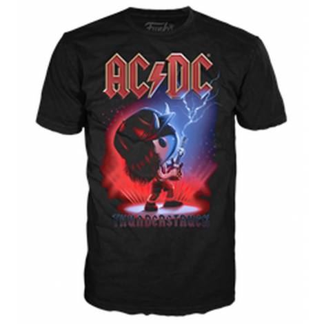 Funko Pop! Tees (Adult): AC/DC - Thunderstruck T-Shirt (M)