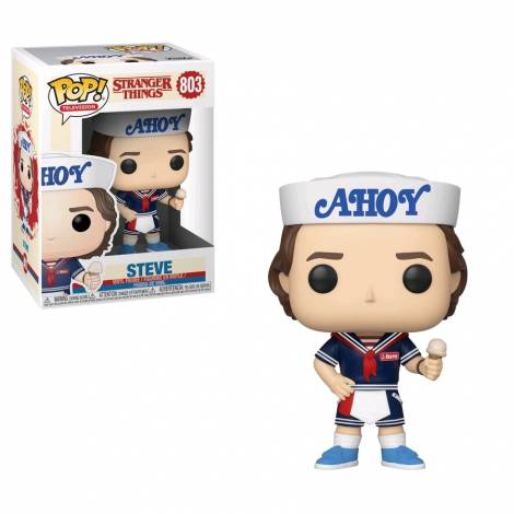 Funko POP! Television: Stranger Things - Steve with Hat and Ice Cream #803 Vinyl Figure