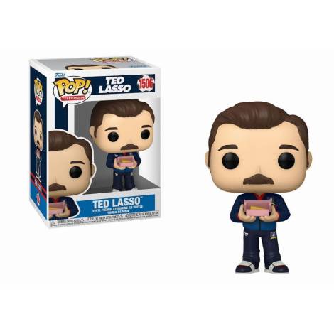 Funko Pop! Television: Ted Lasso - Ted Lasso (with Biscuits) #1506 Vinyl Figure