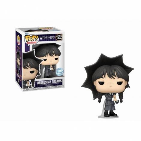 Funko Pop! Television: Wednesday - Wednesday Addams with Umbrella (Special Edition) #1552 Vinyl Figure