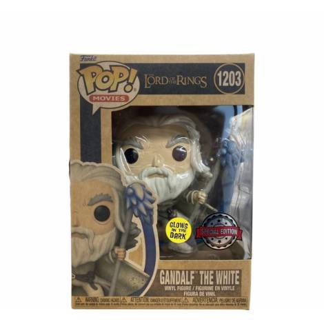 Funko POP! The Lord Of The Rings - Gandalf The White #1203 (Glows In The Dark) Vinyl Figure