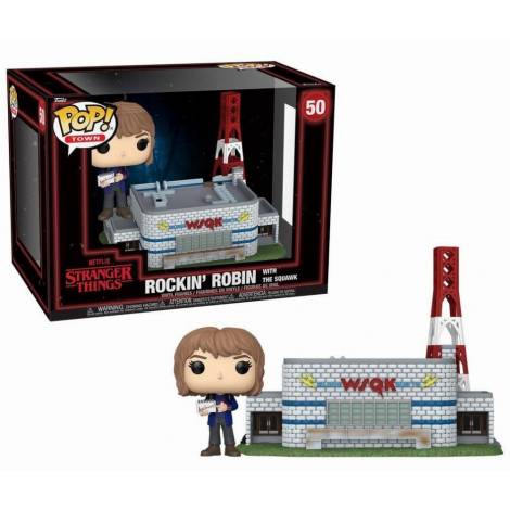 Funko Pop! Town: Stranger Things - Rockin' Robin with The Squawk #50 Vinyl Figure