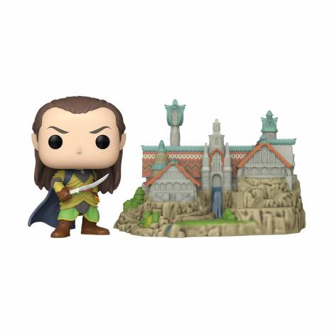 Funko Pop! Town: The Lord of the Rings - Elrond with Rivendell #1747 Vinyl Figures