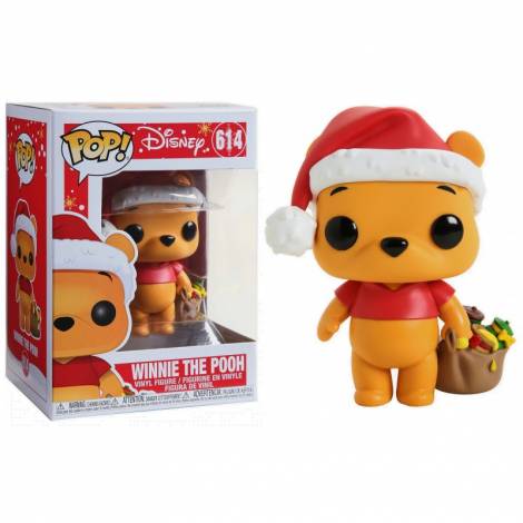 Funko POP. Vinyl Disney: Holiday-Winnie The Pooh Collectible Figure, Multicolour #614 Vinyl Figure