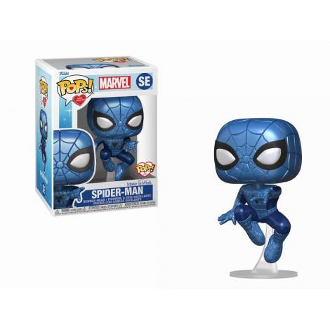 Funko Pops! with Purpose: Marvel M.A. Wish - Spider-Man (Metallic) # Vinyl Figure (63675) (889698636759)