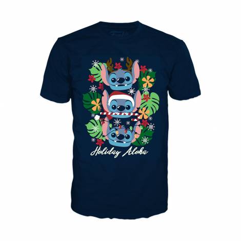 Funko Tee Disney: Stitch - Holiday Stitch T-Shirt (L)