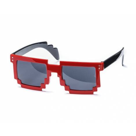 Gadget Master Γυαλιά 8 bit pixel party glasses κόκκινα