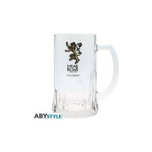 GAME OF THRONES - LANNISTER HEAR ME ROAR BEER GLASS (ABYVER020)