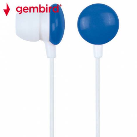 GEMBIRD IN-EAR EARPHONES CANDY BLUE