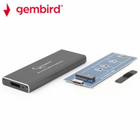 GEMBIRD M2 DRIVE USB 3.0 ENCLOSURE BLACK