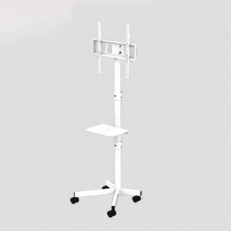 GEMBIRD TV FLOOR STAND TILT WITH CASTER WHEELS 32'-55' WHITE