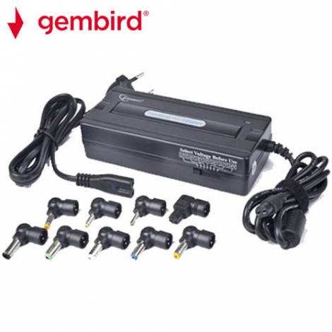 GEMBIRD UNIVERSAL NOTEBOOK ADAPTER 90W 15V-24V GS APPROVED NPA-AC1-GS90W