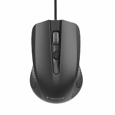 GEMBIRD WIRED USB OPTICAL MOUSE BLACK