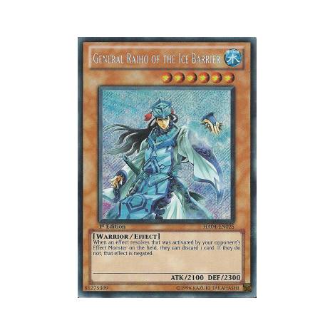 General Raiho of the Ice Barrier SECRET RARE (HA04)