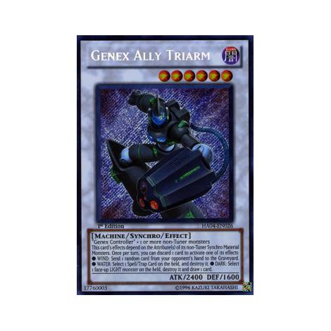 Genex Ally Triarm SECRET RARE (HA04 UNLIMITED)