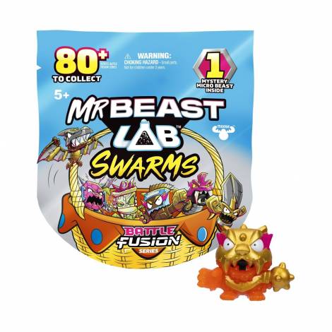 Giochi Preziosi Mr. Beast: Lab Swarms - Battle Fusion - 1 Mystery Micro Beast Inside (MBE03000)