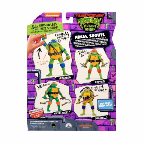 Giochi Preziosi Teenage Mutant Ninja Turtles Mayhem: Ninja Shouts - Leonardo Action Figure (TU800000A)