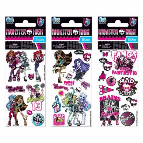 Glitter Stickers 7X18 MONSTER HIGH