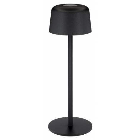 GOOBAY επιτραπέζιο φωτιστικό 77675, 3000K, dimmable, επαναφορτιζόμενο, μαύρο