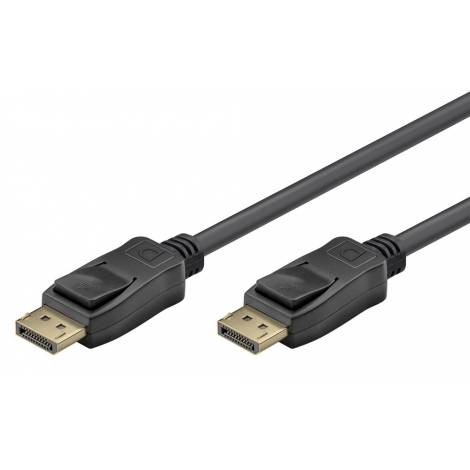 GOOBAY καλώδιο DisplayPort 74778, VESA Certified, 8K/60Hz, 32.4 Gbps, 2m, μαύρο