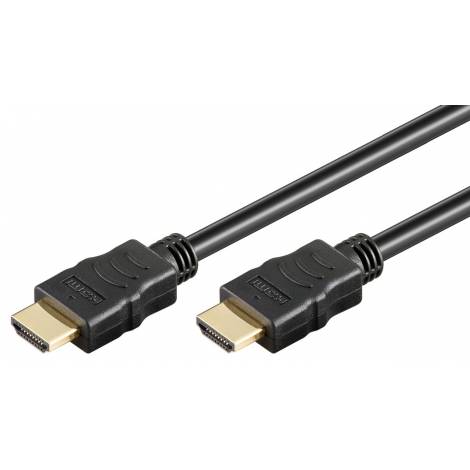 GOOBAY καλώδιο HDMI 2.0 με Ethernet 58575, HDR, 30AWG, 4K, 3m, μαύρο