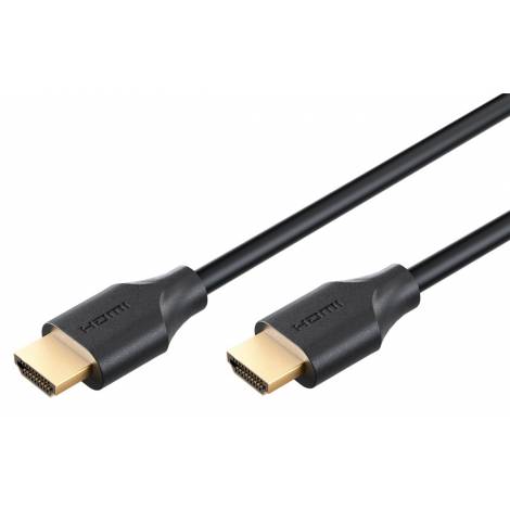GOOBAY καλώδιο HDMI 2.2 80091, 16K/60Hz, 96 Gbps, 1m, μαύρο